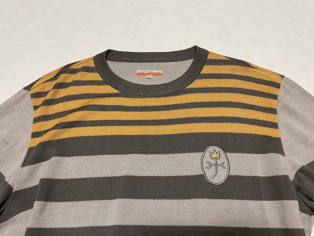 ☆美品 CASTELBAJAC SPORT カステルバジャック 日本製 ボーダー ニット 