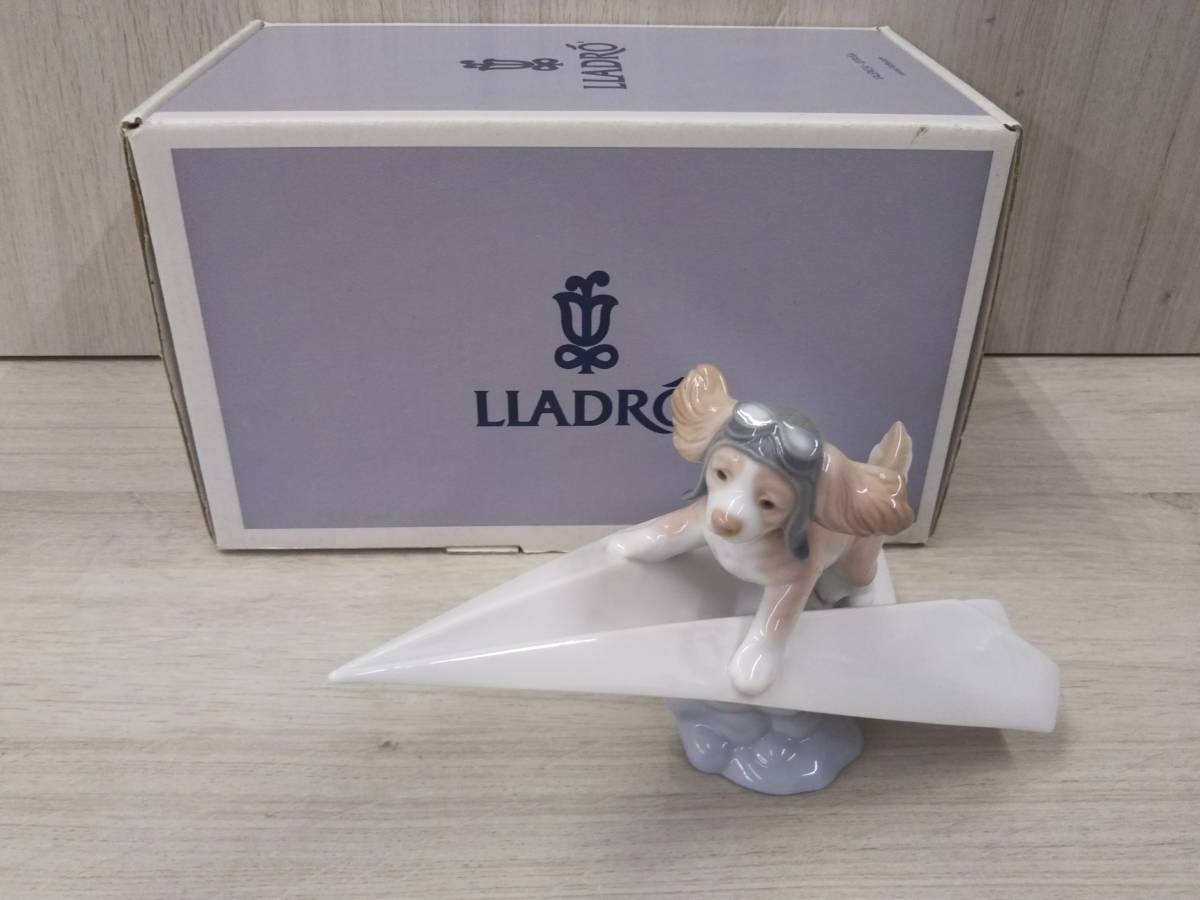  LLADRO リヤドロ 可愛いパイロット 01006665 犬 紙ヒコーキ 箱付(リヤドロ)｜売買されたオークション情報、yahooの商品情報をアーカイブ公開 - オークファン リヤドロ