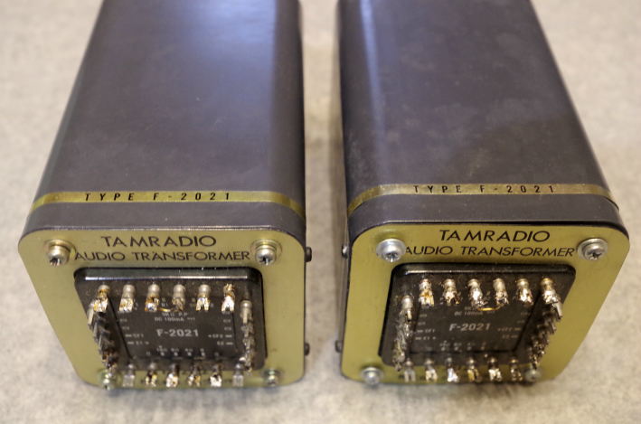 TAMURA タムラ　　出力トランス　F-2021　　2個　中古 TAMURA 出力トランス タムラ 動作品 タムラ出力トランス の