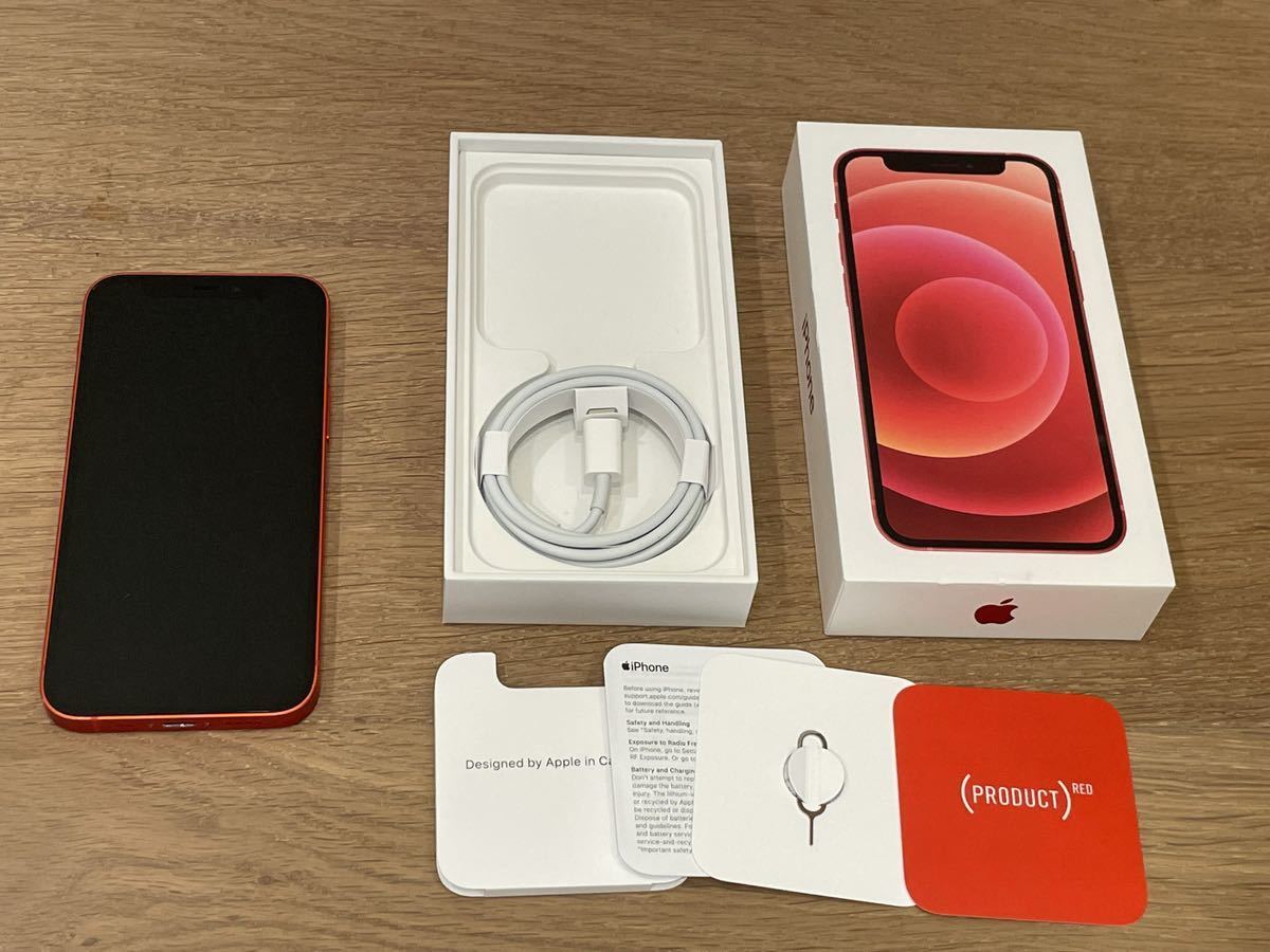 US版 シャッター無音】SIMフリー iPhone 12 mini 256GB (PRODUCT)RED 