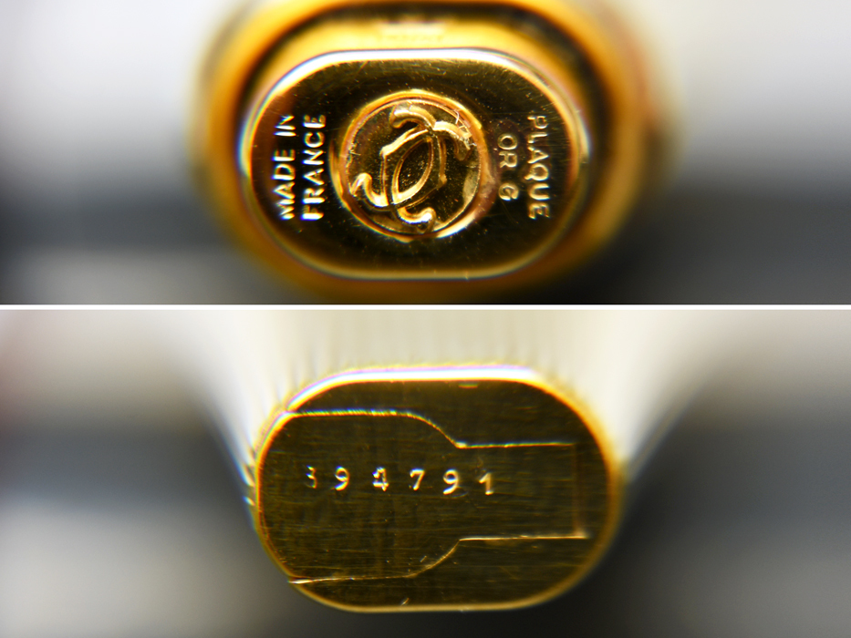 les must de Cartier カルティエ ボールペン ゴールド色 専用ケース