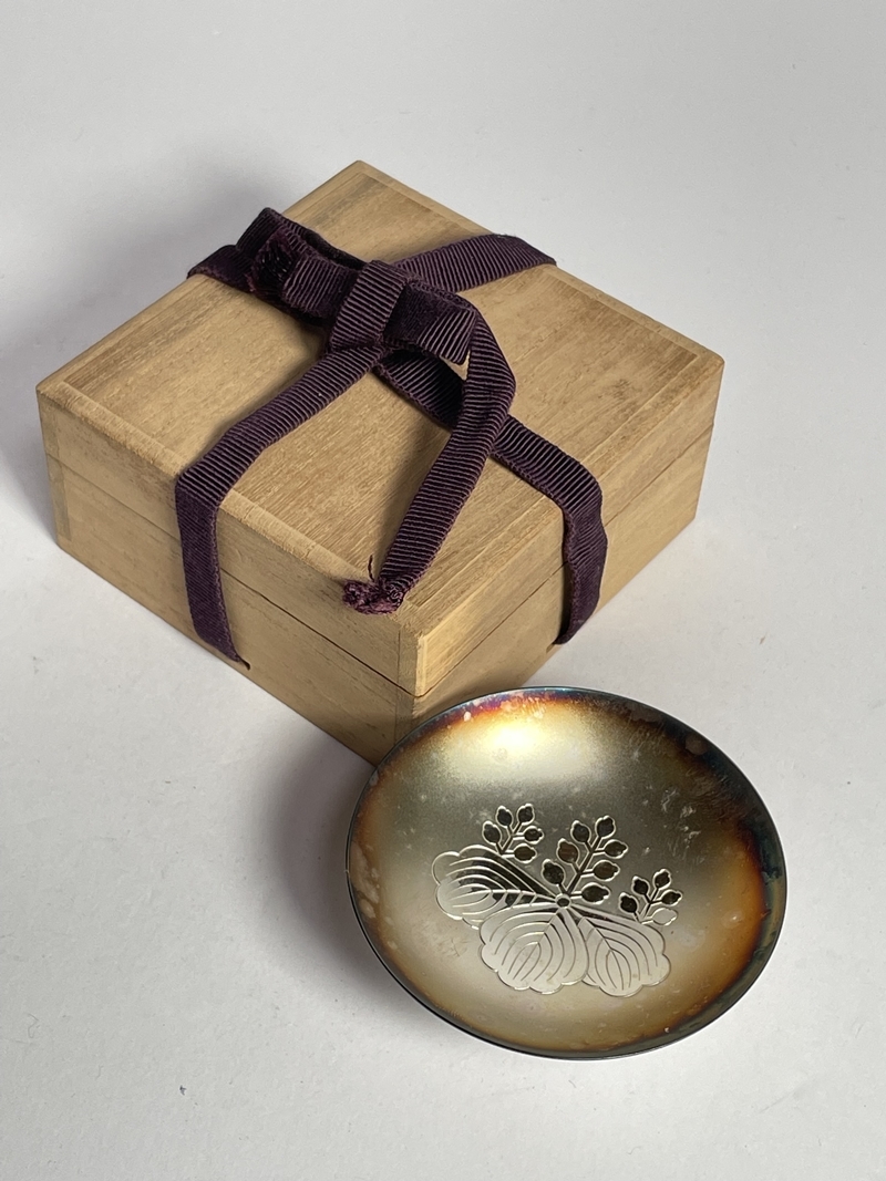 造幣局製　銀盃　木箱付き 造幣局製 銀盃 木箱付き 【公式通販】