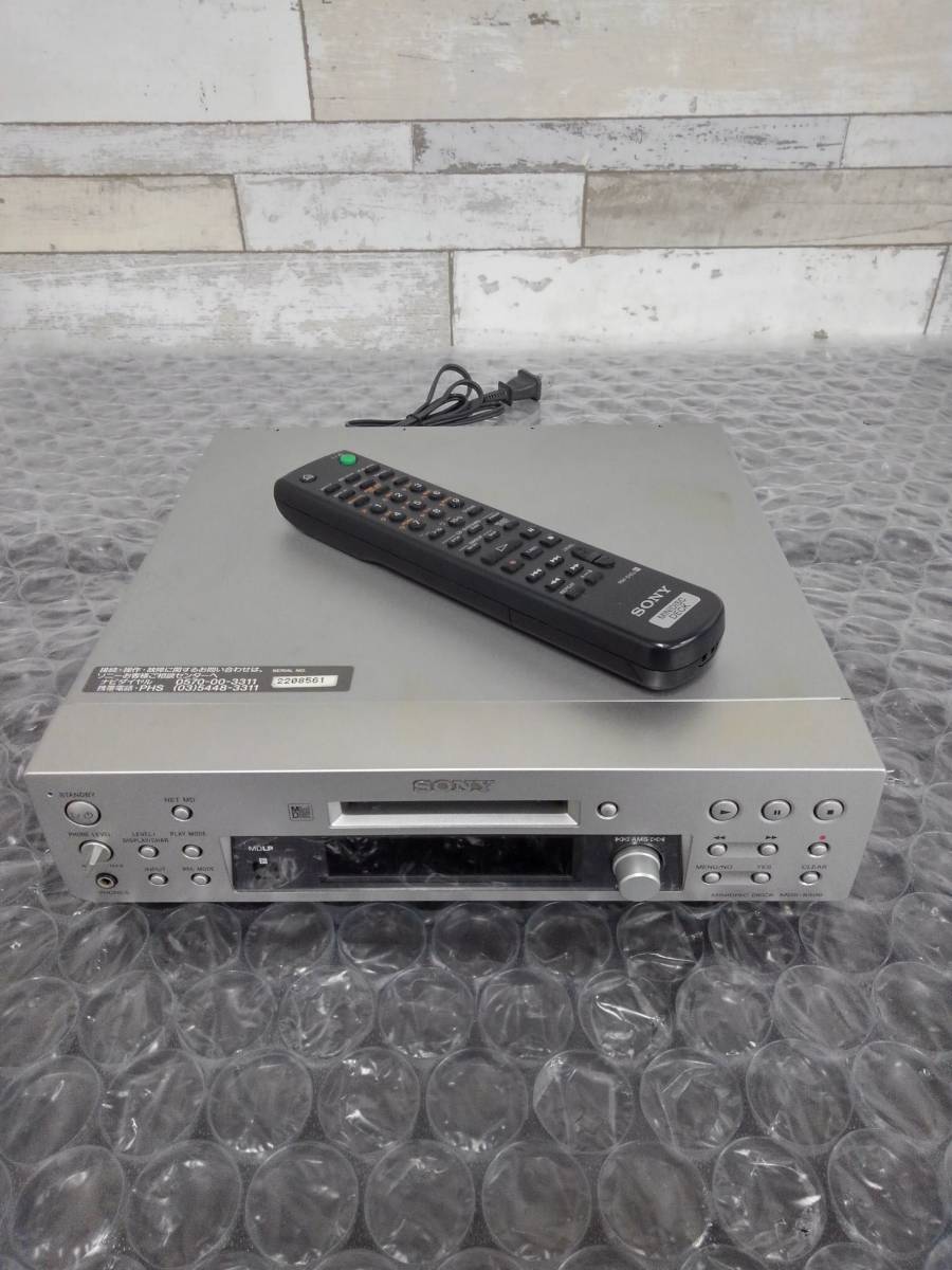H8075(105)-829/NE3000 SONY ソニー MDS-S500 MDデッキ