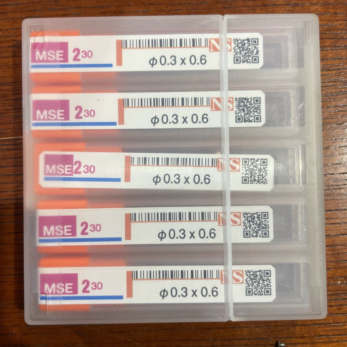 新品未使用 日進工具 NS 超硬エンドミル 0.3×0.6 5本セット 日進
