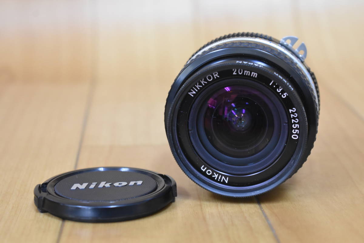 ドール ニコン Nikon NIKKOR 20mm 1:3.5 レンズ 未確認 ジャンク Nikon