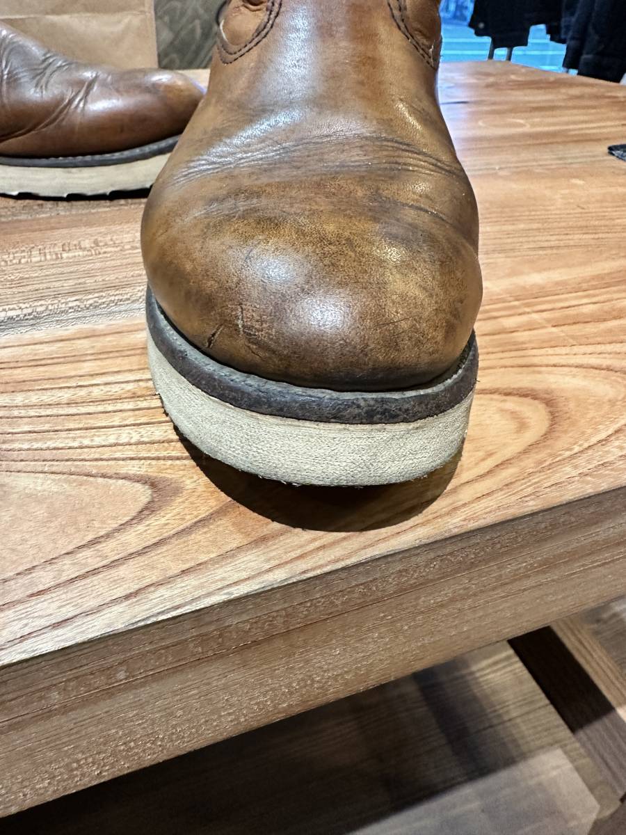 レッドウイング 犬刻印 866 ペコスブーツ 8.5E 26.5cm ソール交換済み  