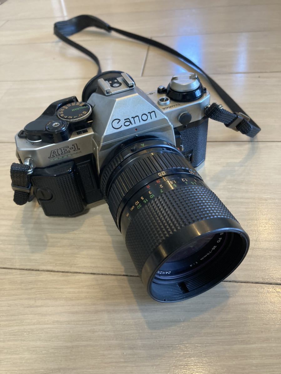 Canon キャノン AE-1 PROGRAM 一眼レフカメラ 動作未確認 ジャンク扱い