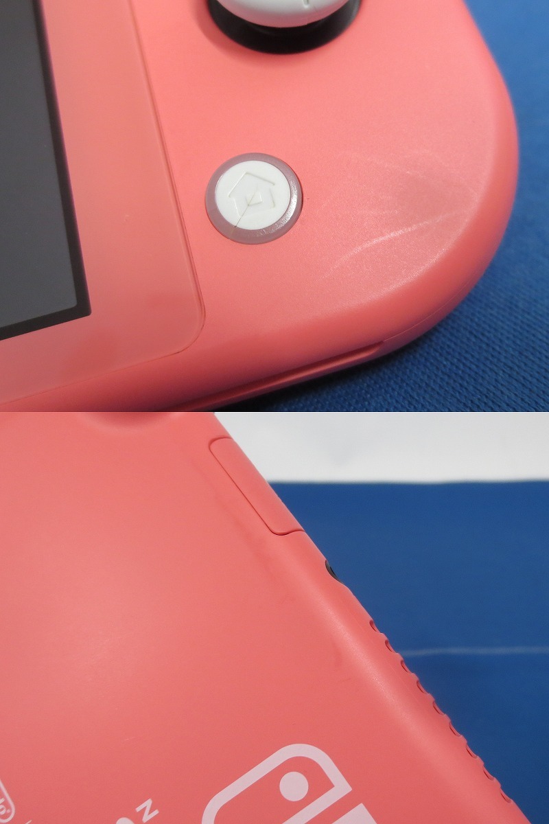 1円～☆Nintendo Switch Lite本体≪A≫ コーラル ニンテンドースイッチ