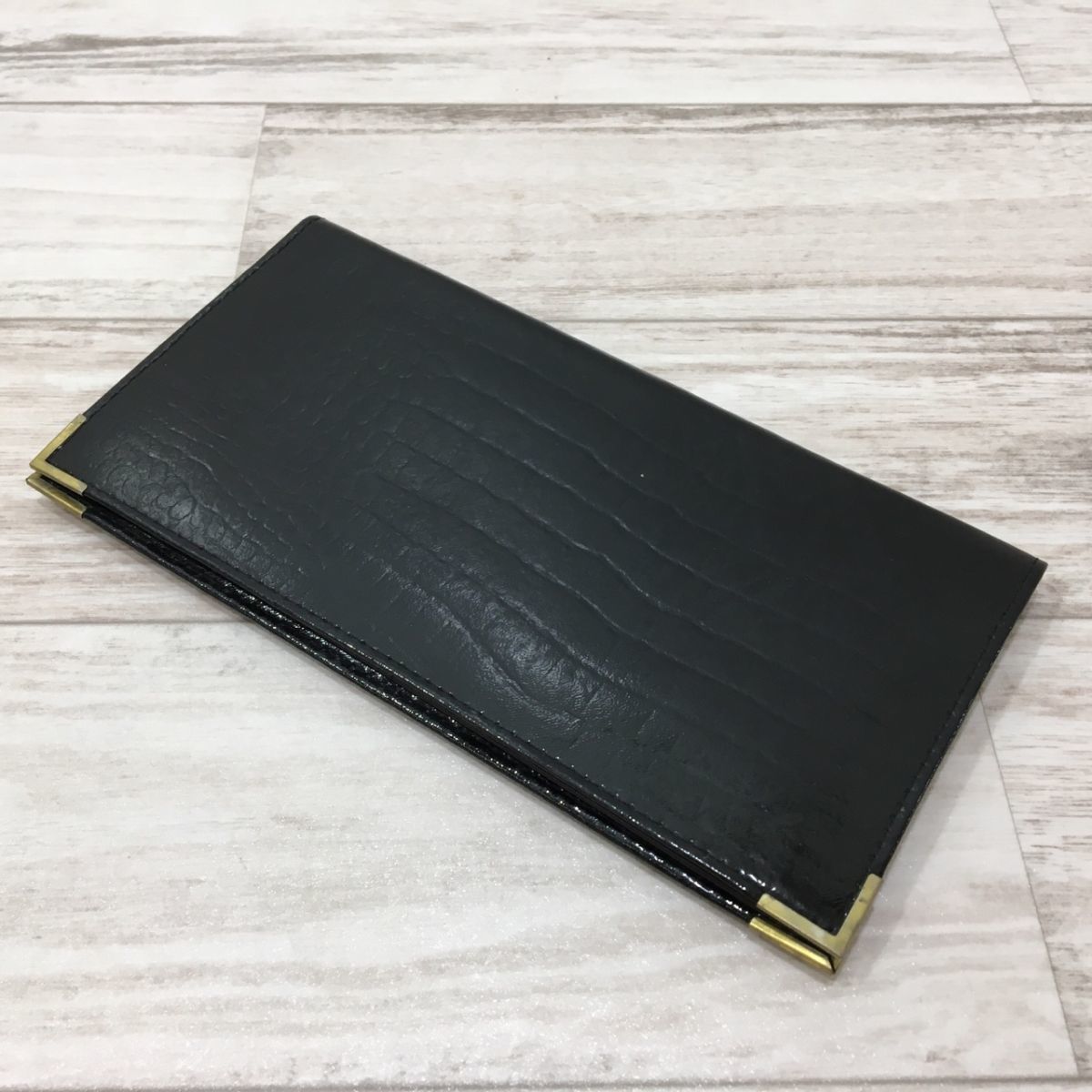 ダンヒル dunhill 二つ折り 長財布 レザー 札入れ 小銭入れなし[L7144