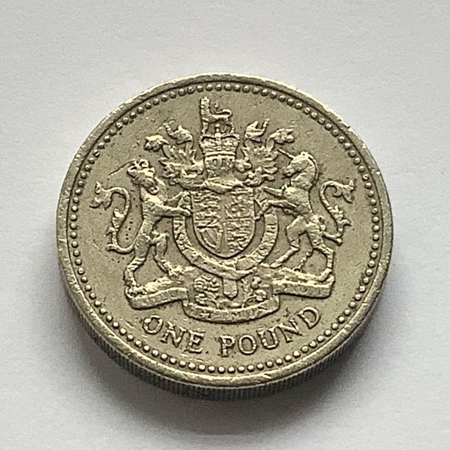 品セール イギリス エリザベス女王肖像デザイン 1ポンド硬貨 1993年 1