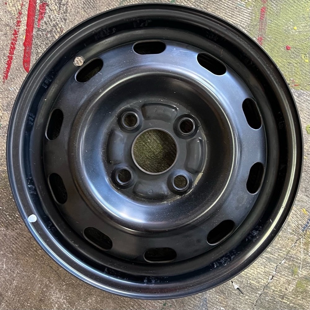 【純正品】　ダイハツ　アトレースチール　13ｘ4.5J 100-4+45　ハブ経54ｍｍ（実測） 純正 13インチ アトレー S320G 13×4.50B ホイール2本セット★13&frasl;4.5J&frasl;100&frasl;4H&frasl;+45★即納