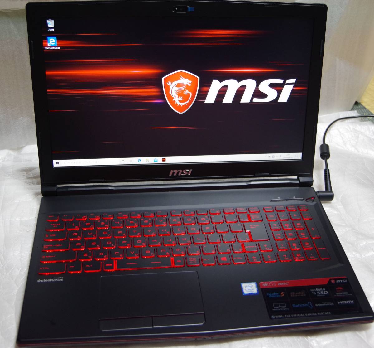 GL63 MSI 8RC-1060JP ブラック - | 〔Windows msi 中古〔展示品〕 0 i7