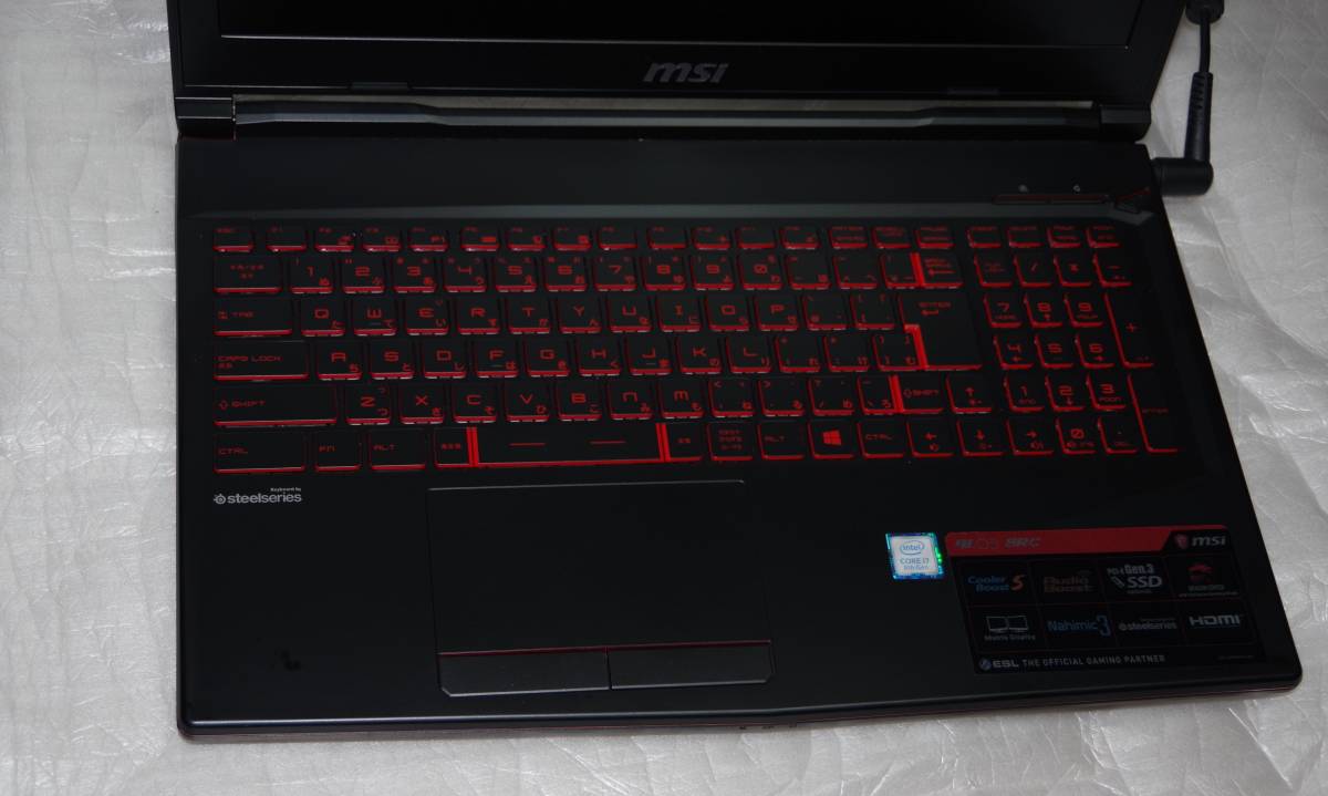 GL63 MSI 8RC-1060JP ブラック - | 〔Windows msi 中古〔展示品〕 0 i7