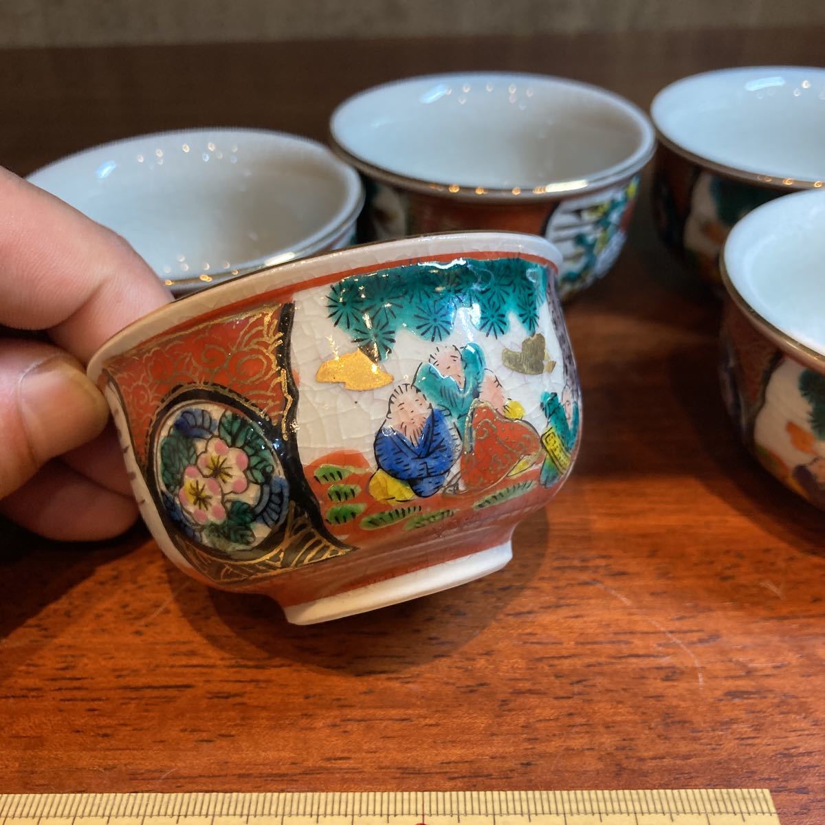 買取 店舗 九谷 煎茶道具 急須 茶器 茶器セット