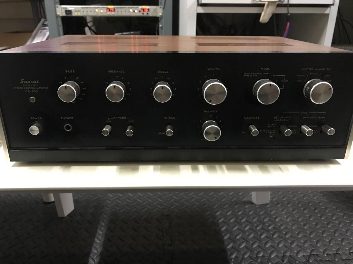 サンスイ プリアンプ CA-606 動作良好品 【公式通販】
