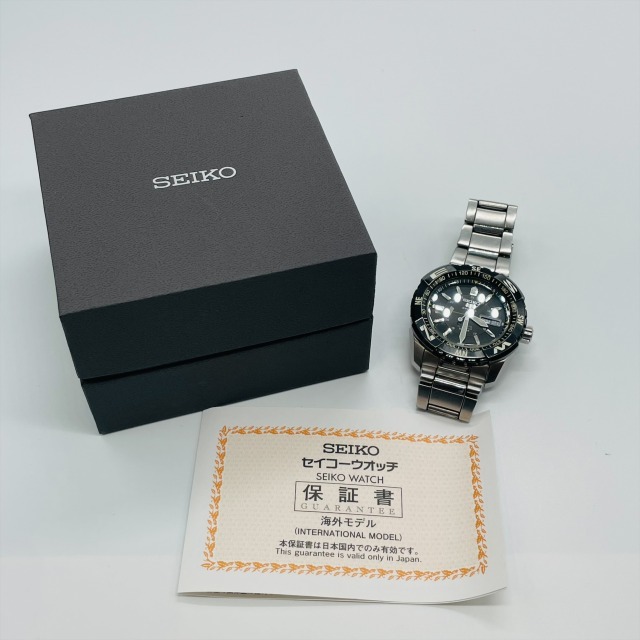 1円！SEIKO セイコー 5スポーツ 7S36-04M0 自動巻き メンズ 100m防水