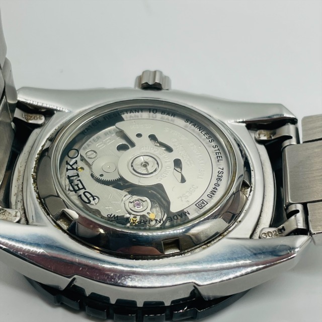 1円！SEIKO セイコー 5スポーツ 7S36-04M0 自動巻き メンズ 100m防水