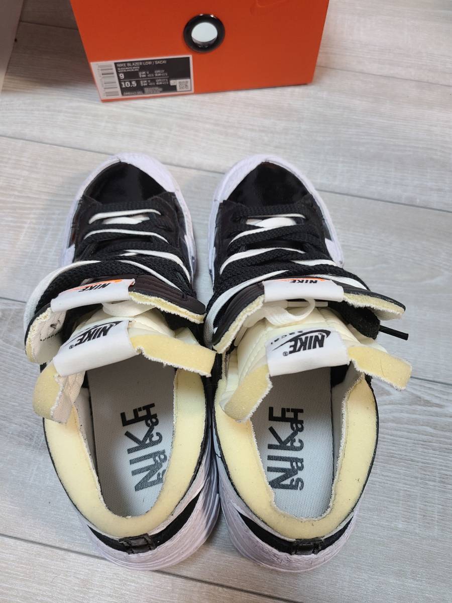 【1円スタート】ナイキ NIKE × サカイ SACAI Blazer Low ブレザー ロー 黒 27.0cm ナイキ sacai サカイ Green Small NIKE(ナイキ
