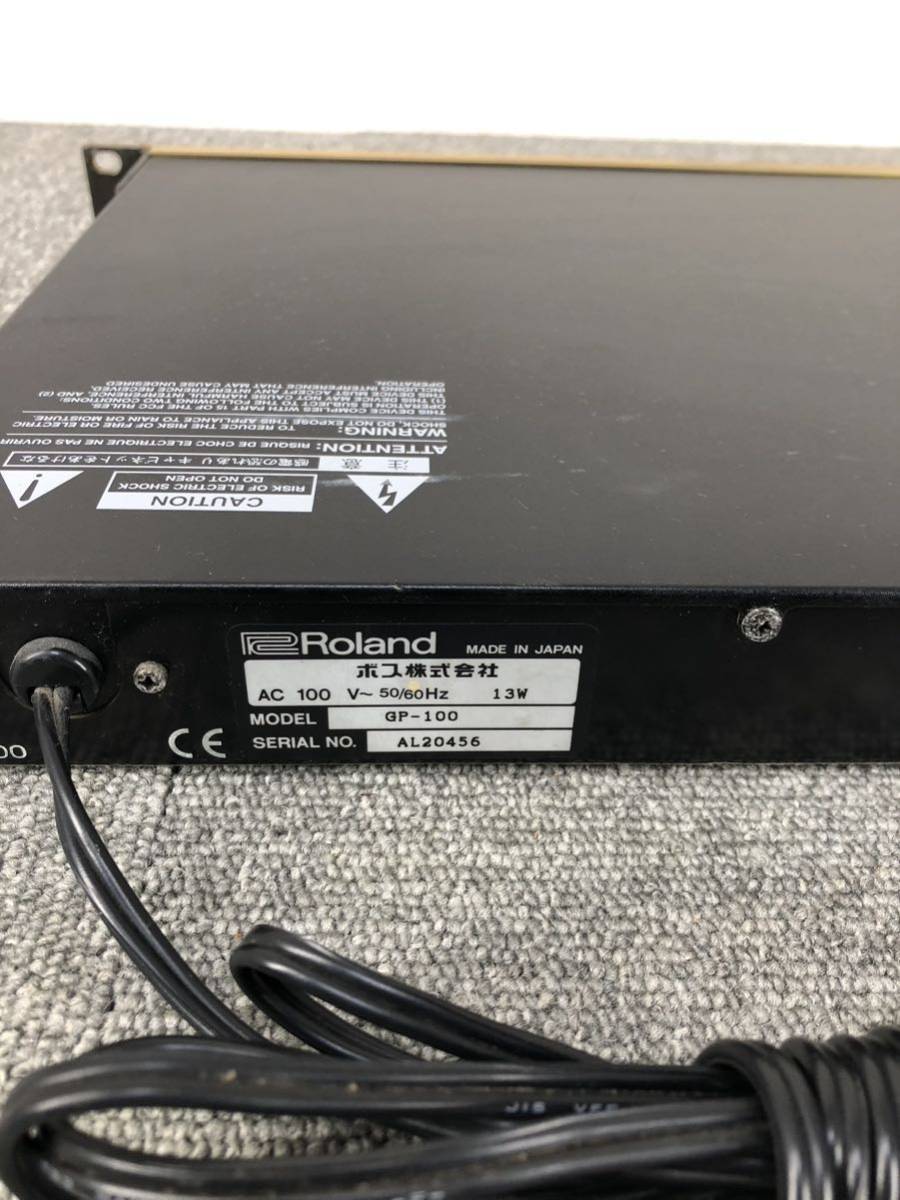 Roland GP-100 ギター プリアンプ⁄プロセッサー 箱、説明書 付属