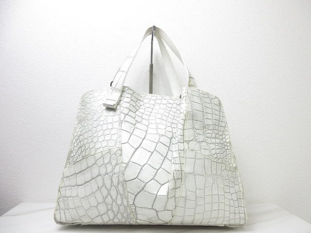 Maam ELEGANCE バニラクロコダイル バッグ Maam ELEGANCE バニラ