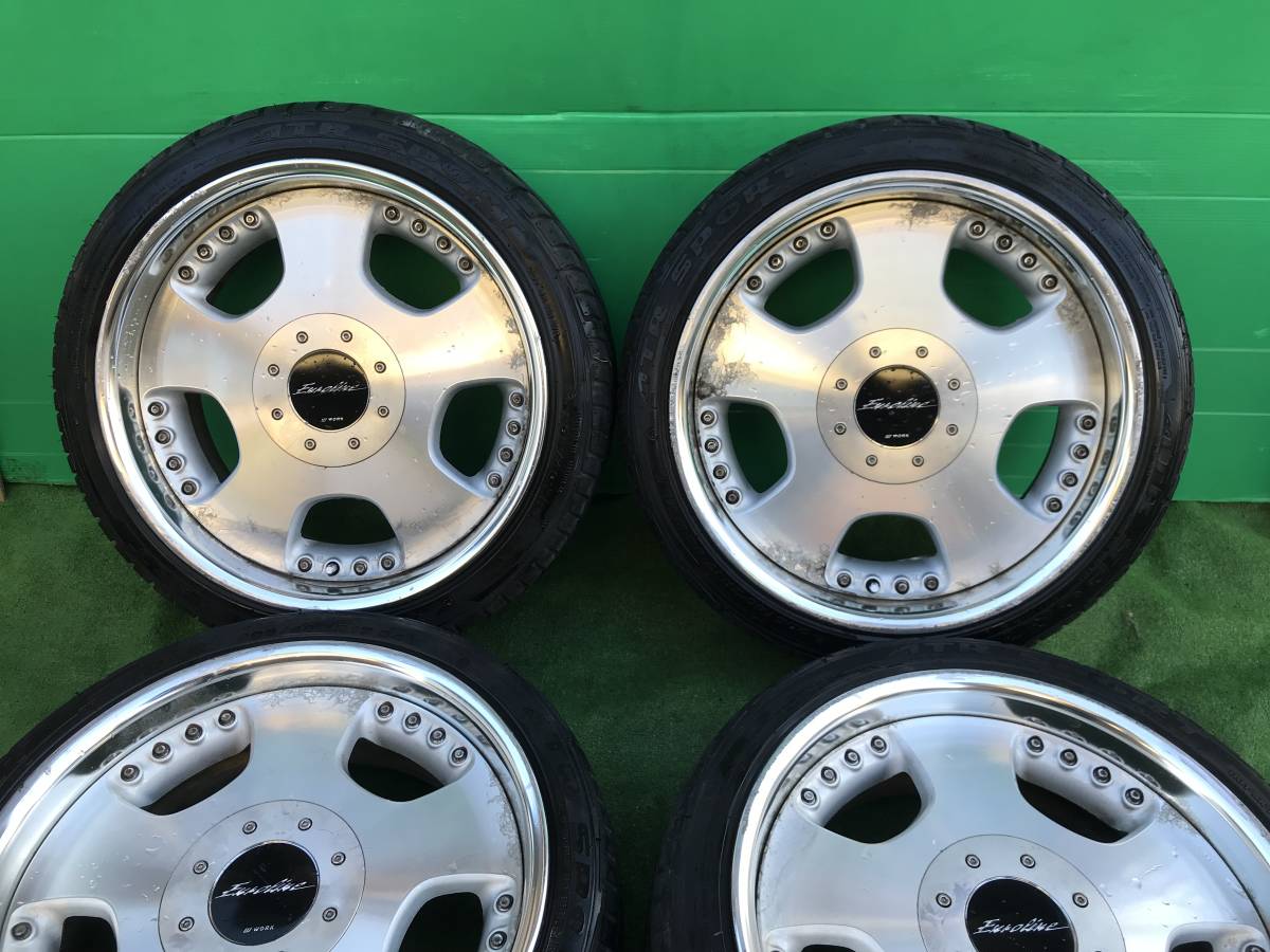 WORK EUROLINE ワーク ユーロライン 17インチ 205/40ZR17 17X7 WORK EUROLINE ワーク ユーロライン 17インチ 205/40ZR17 17X7