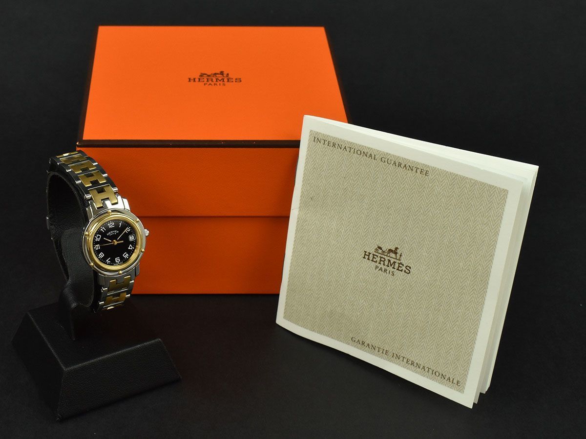 HERMES エルメス クリッパー CL4.220 No.6141 クオーツ 2000年代