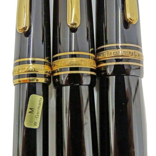 1円～ モンブラン MONTBLANC 万年筆 ペン先14K 14C（585）×3 筆記用具