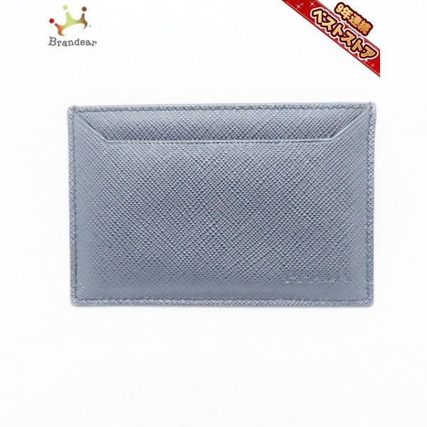 現行 極美品プラダ カードケース 三角ロゴ サフィアーノレザー プラダ