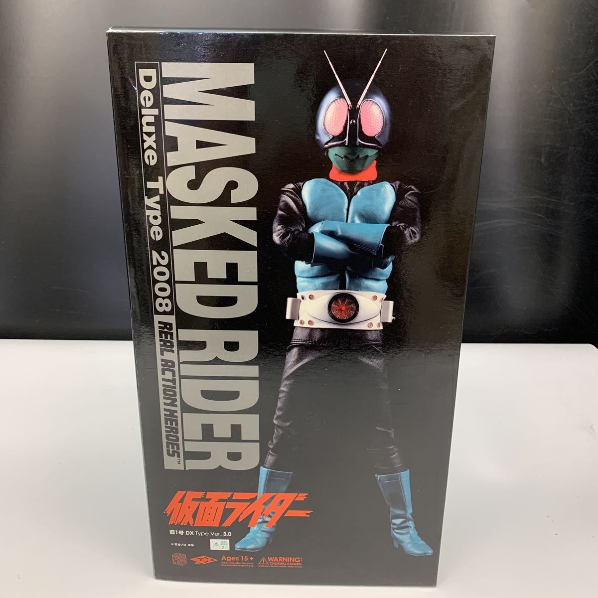 お買い得，人気SALE E-106 RAH DX タイプ 2008 仮面ライダー旧1号 ver.3.0 リアルアクションヒーローズ デラックス フィギュア スタンド付 委託品 現状品渡(仮面ライダー1号)｜売買されたオークション情報、yahooの商品 仮面ライダー1号