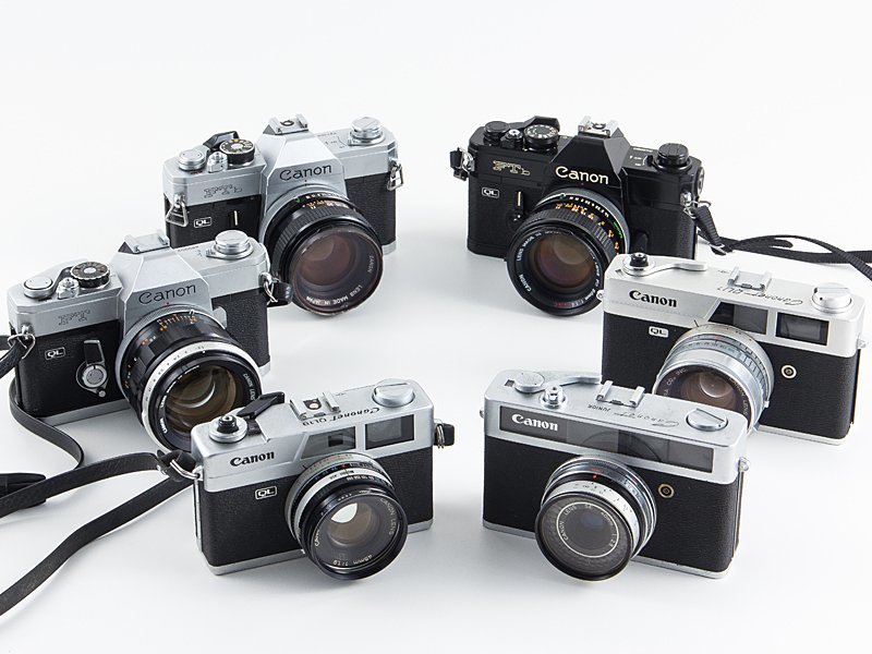 【完動品】キャノン NEW Canonet QL17 フイルムカメラ 五】Canon キャノン フィルムカメラ 一眼 レンズ 色々6点 / Canonet