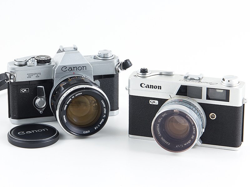 五】Canon キャノン フィルムカメラ 一眼 レンズ 色々6点 / Canonet