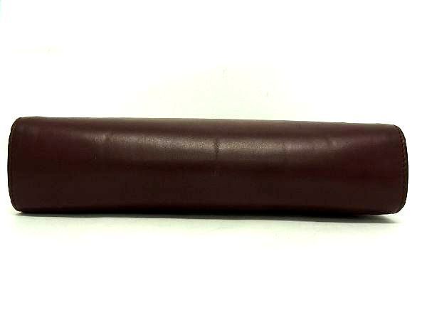 1円 カルティエ Cartier マストライン レザー 二つ折り 財布