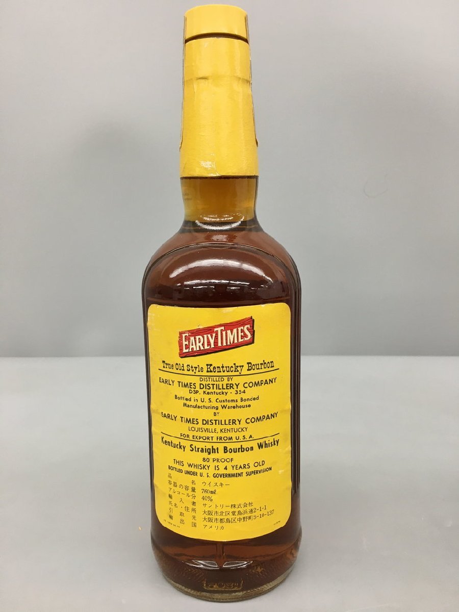 アーリータイムズ バーボン ウイスキー 760ml 40度 アメリカ 4年 
