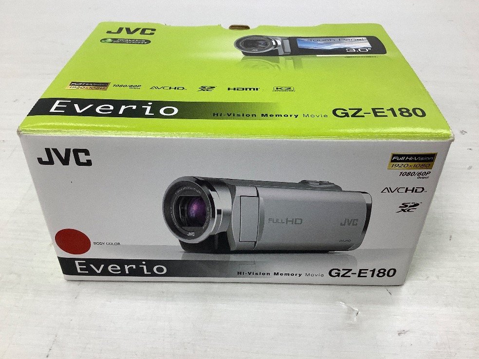 JVC ビデオカメラ Everio GZ-E180 録画/全ボタン確認済み バッテリー