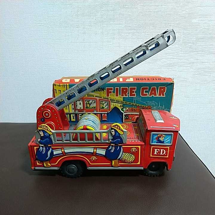 ◇ブリキ アメリカ消防車 昭和レトロ おもちゃ ジャンク品 Tonka 消防