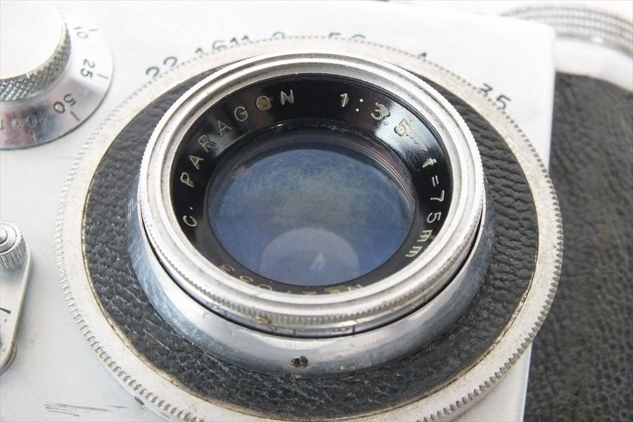 □ TOMY PAT.A No16929 フィルムカメラ ビンテージ PARAGON 3.5 75