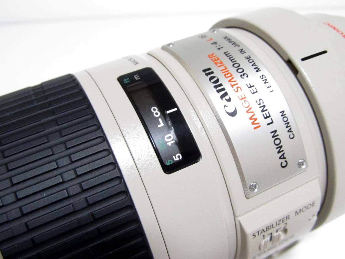 CANON キヤノン EF300mm F4L IS USM 元箱・付属品完備 美品 F4L USM IS