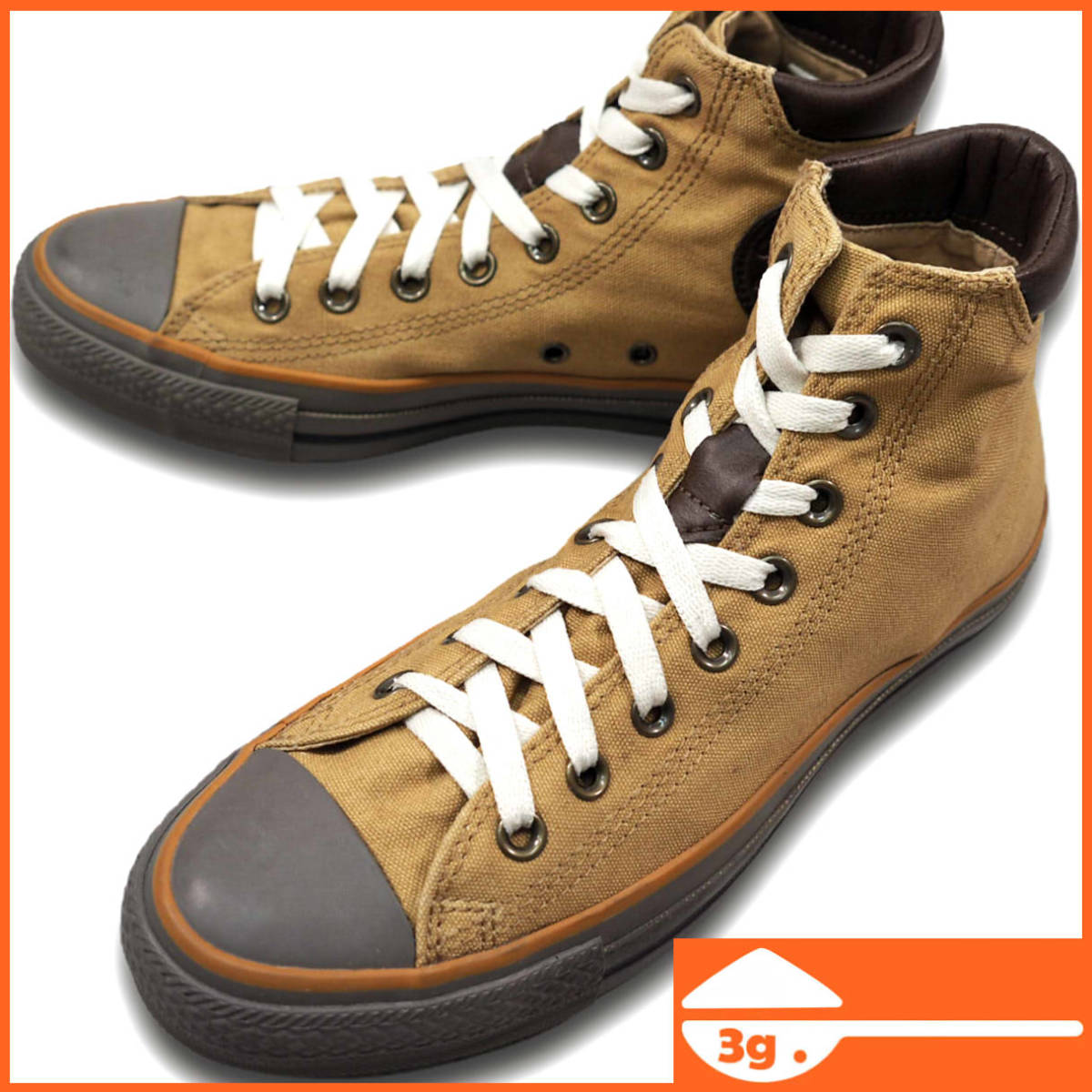 大得価，人気セール CONVERSE 26.5cm ハイカットスニーカー コンバース オールスター メンズ ブラウン 茶 マウンテンブーツ 8ホールシューズ JYO657 3g.(26.5cm)｜売買されたオークション情報、yahooの商品情報をアーカイ 26.5cm