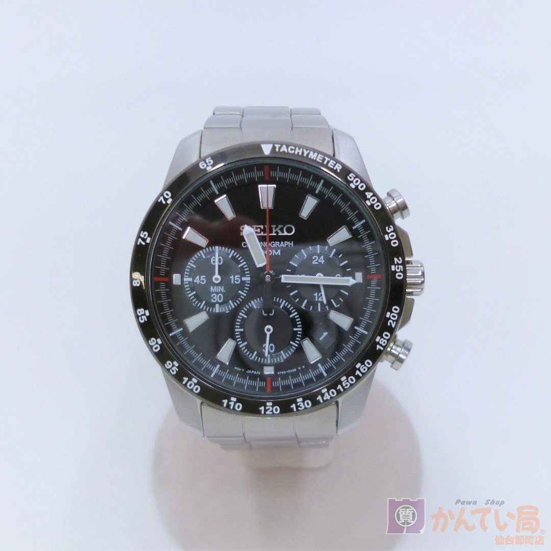 005]SEIKO 6T63-00D0 クォーツ クロノグラフ 腕時計 メンズ用 アナログ