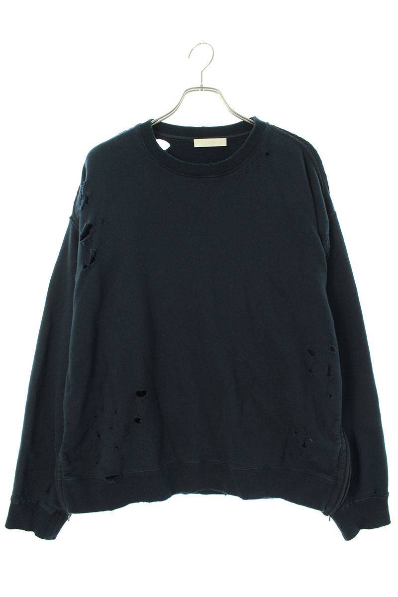HOT ! YOKE OVERSIZED PIPING SWEAT