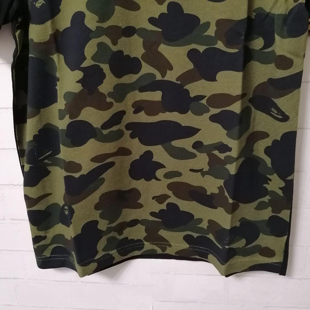【新品】A BATHING APE×Fred Perry ポロシャツ M カモフラ A PERRY BATHING セール アウトレット ブラック