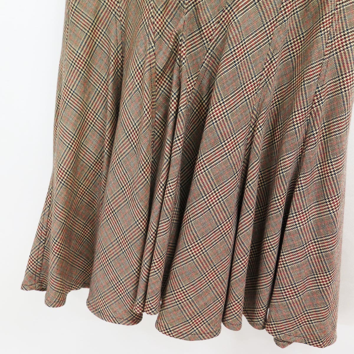 2008 JUNYA WATANABE WOOL PLAID TRENCH CAPE COAT ジュンヤワタナベ ウール チェック グレン チェック トレンチ ケープ ポンチョ コート Watanabe Junya Jacket Image x Down