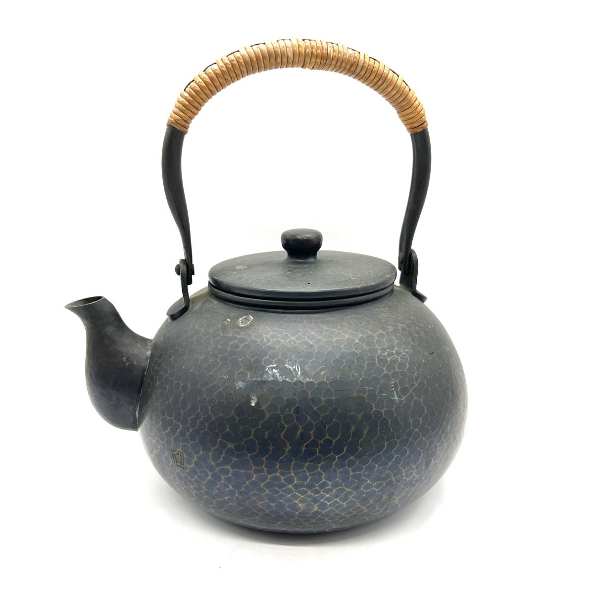 茶道具 花入 青銅花瓶 人間国宝 高橋敬典作 共箱付き サイズ高さ28cm