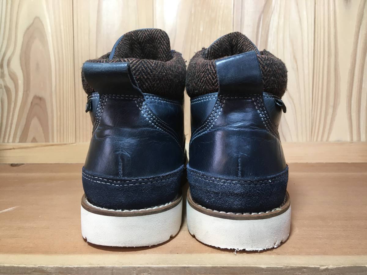 ☆VANS バンズ ARAMAMENT MOC アラマメント モック ネイビーー レザー 