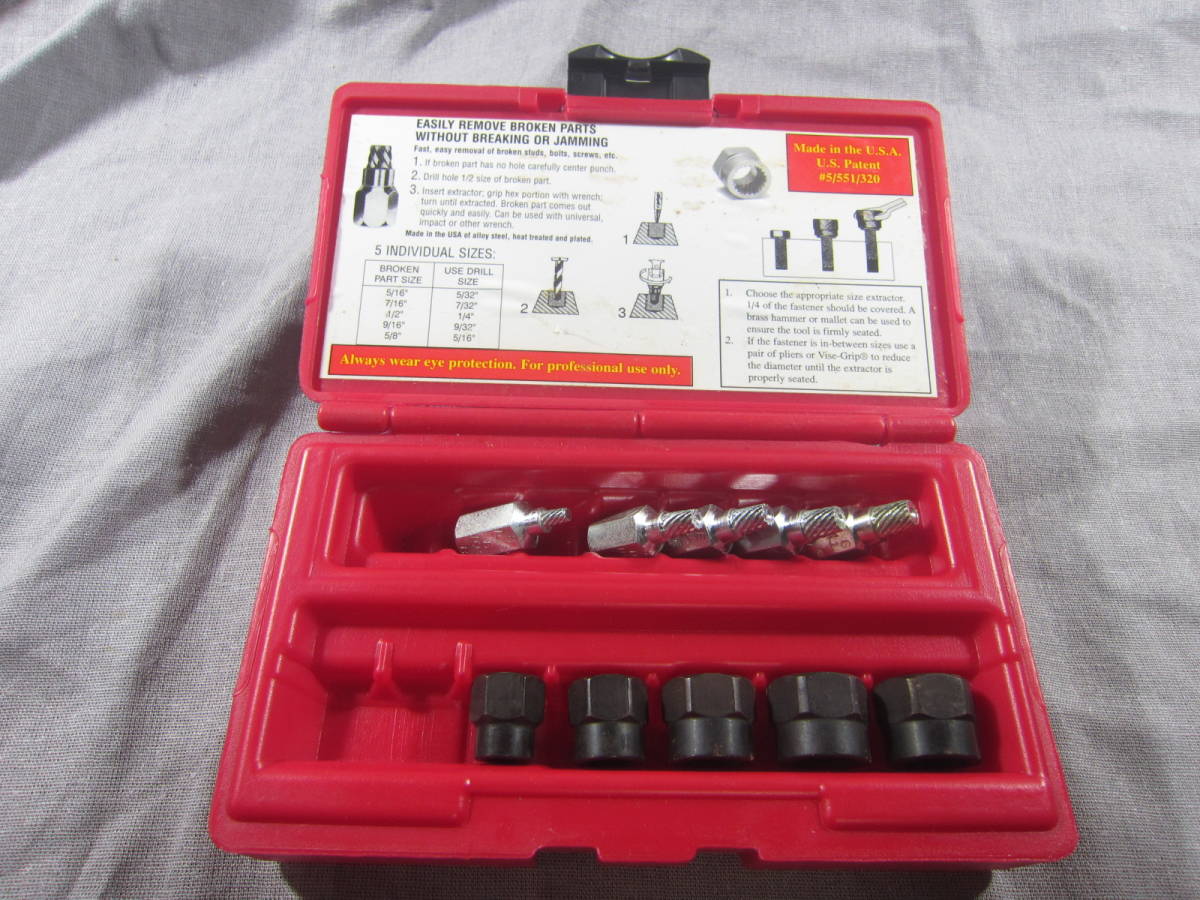 【正規品，お得】 1374 MACTOOLS マックツールズ エクストラクター 10pc NBR-10 品(その他)｜売買されたオークション情報、yahooの商品情報をアーカイブ公開 - オークファン その他