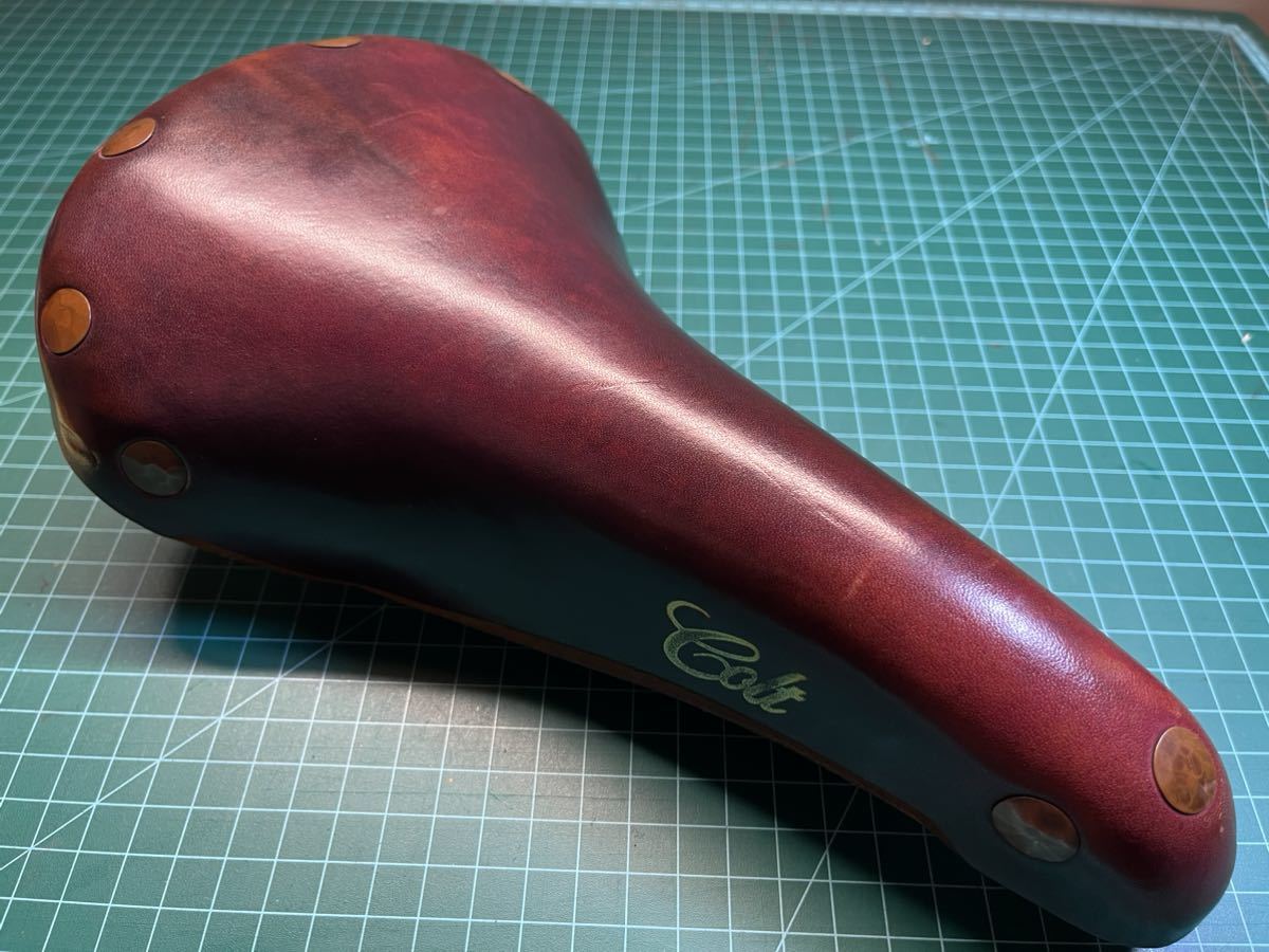 COLT サドル BROOKS - 革サドル バイオレット パープル Yahoo 