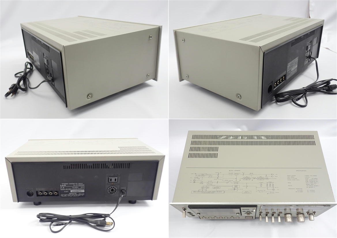 Lo-D 3-Head System カセットデッキ　D-980DD ジャンク 1円【ジャンク】Lo-D /カセットデッキ/D-980DD/62 Yahoo!オークション