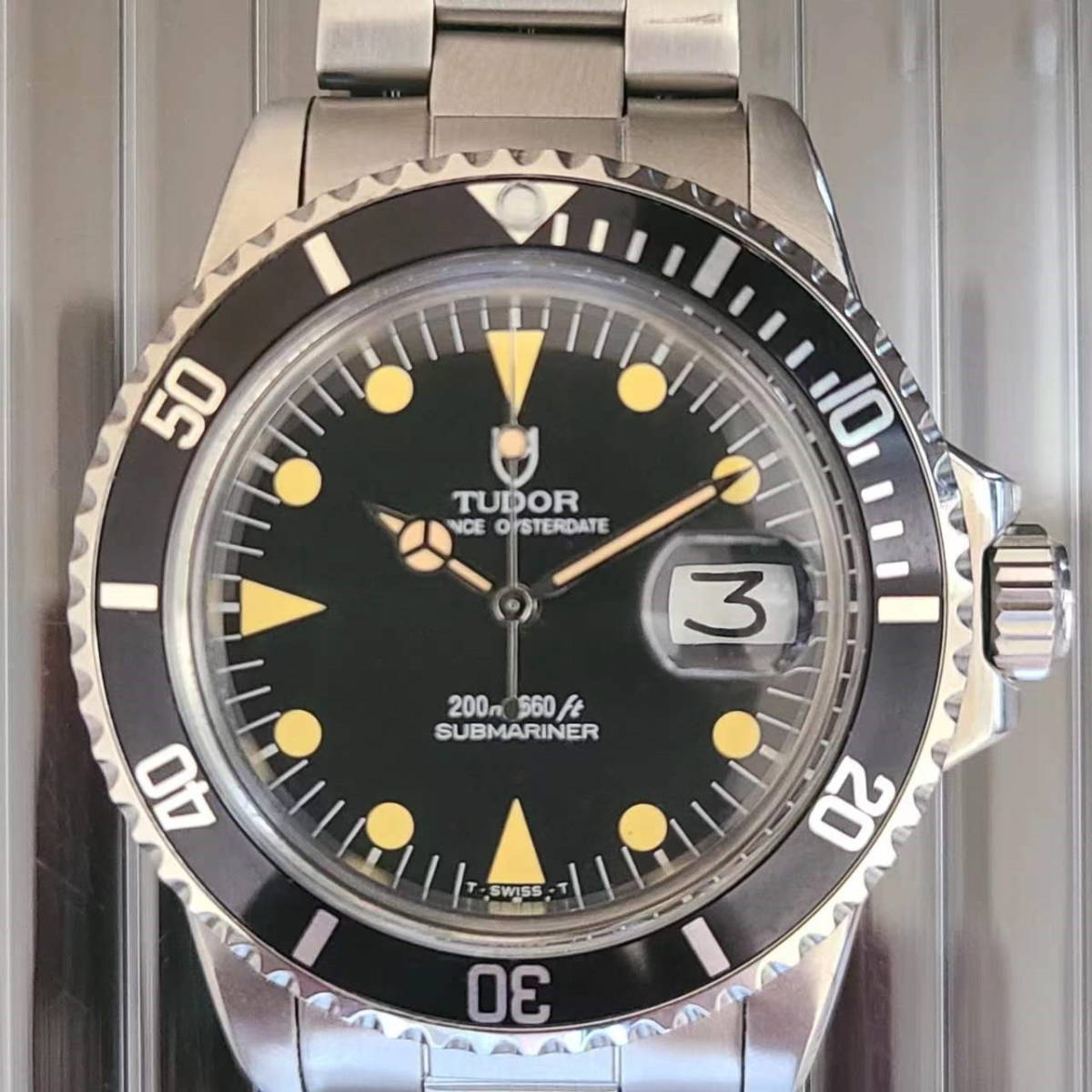 TUDOR ビンテージカスタム サブマリーナ 盾サブ Ref.79090 OH済精度 