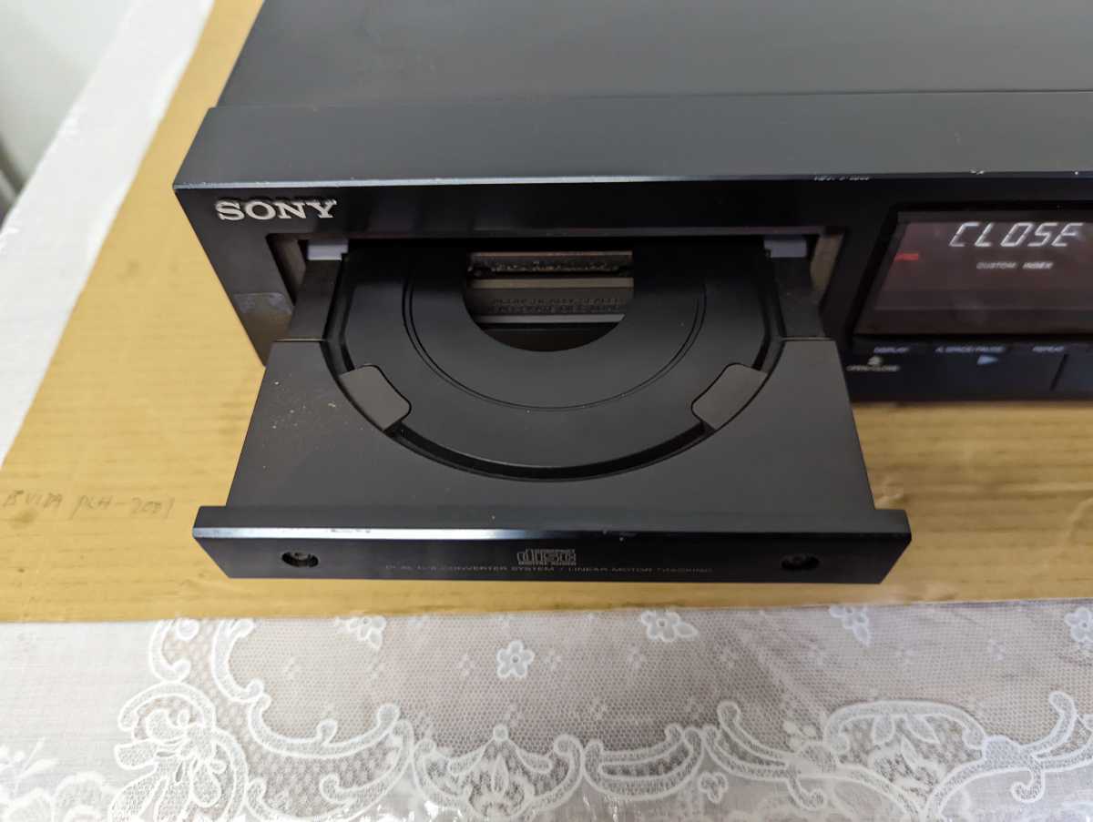SONY ソニー CDデッキ プレーヤーCDP-337ESD 再生OKジャンク