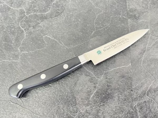 美品 Grand Chef TAKAYUKI ペティナイフ 90mm 包丁 果物包丁 使用僅か